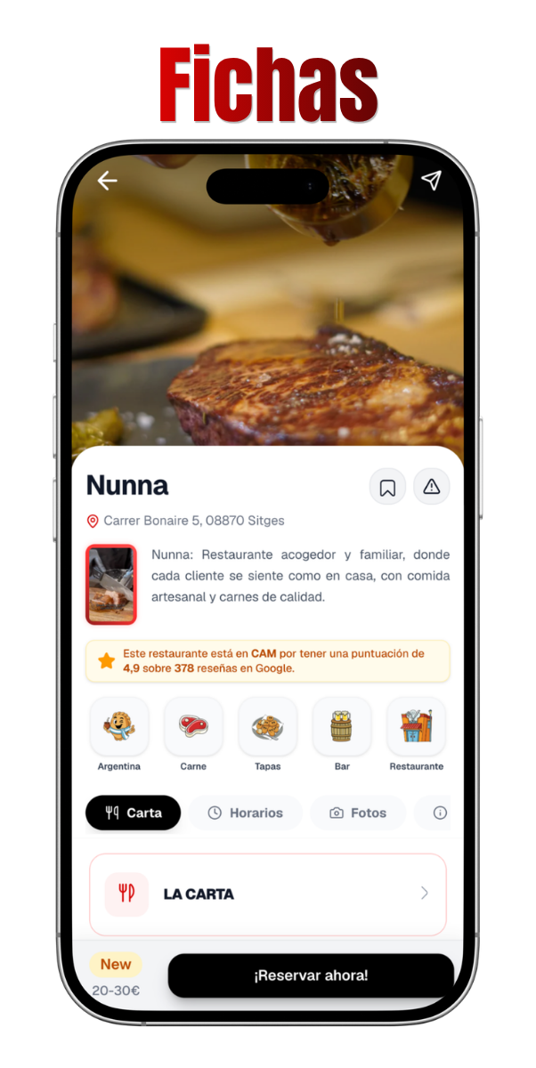 Detall del restaurant