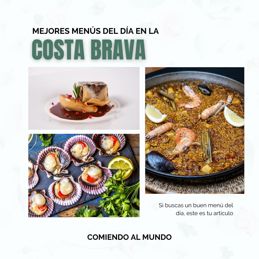 Menú del día en la Costa Brava